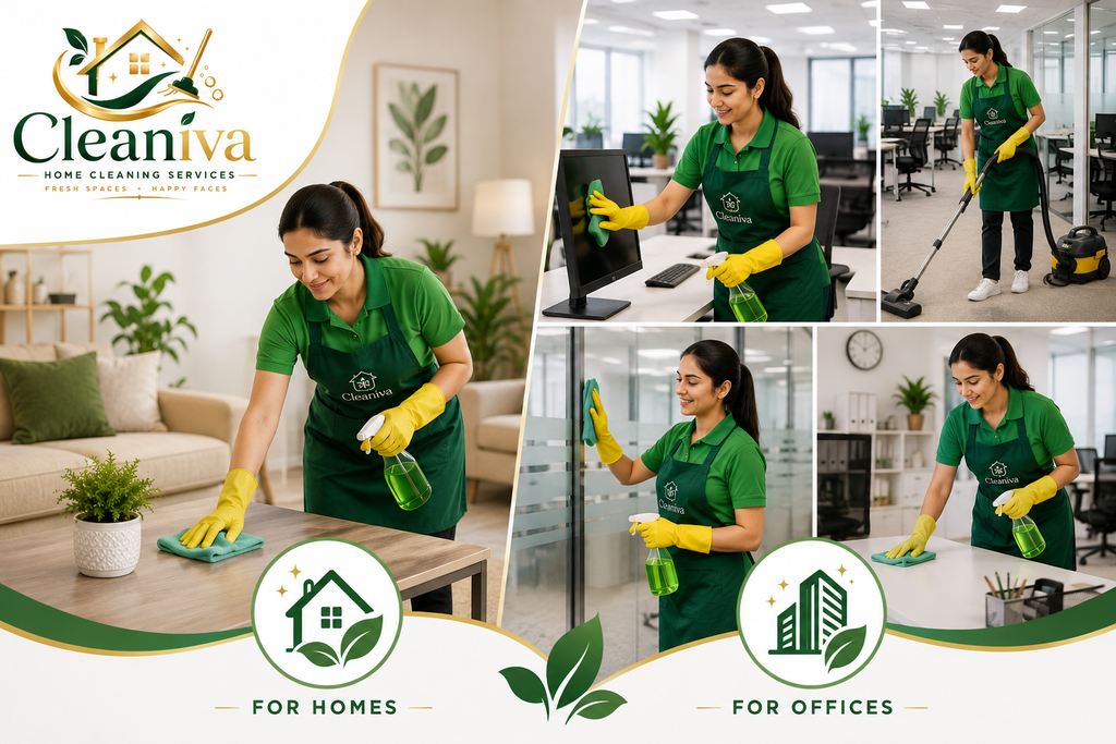 Professional cleaning services provided for home and offices